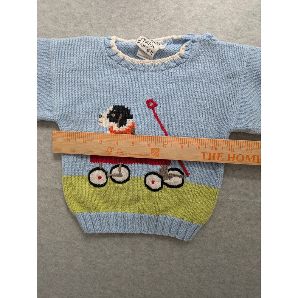 Marika Hahn Design‎ Sweater Baby 24M Long Sleeve Top Infant Knitted Pullover Top - Picture 7 of 9